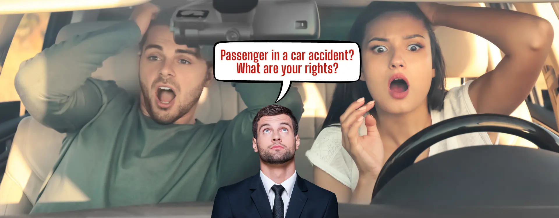 passenger in a car accident