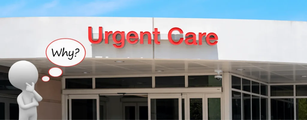 why go to an urgent care center after an accident