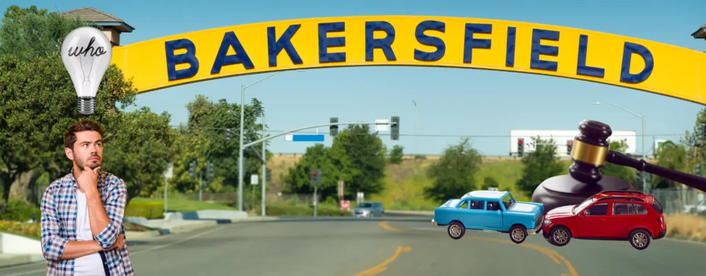 accidente de auto en Bakersfield