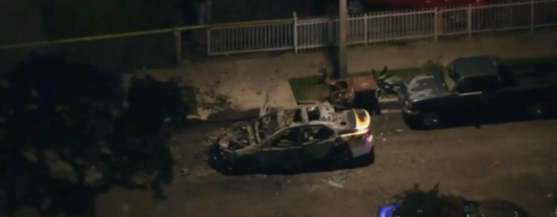 car explosion in Compton