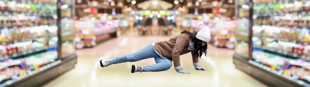 grocery store slip and fall