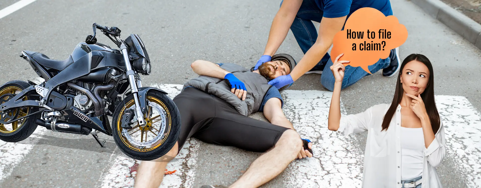 how to file a motorcycle accident claim for injury