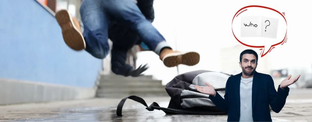 who is accountable in a slip and fall accident