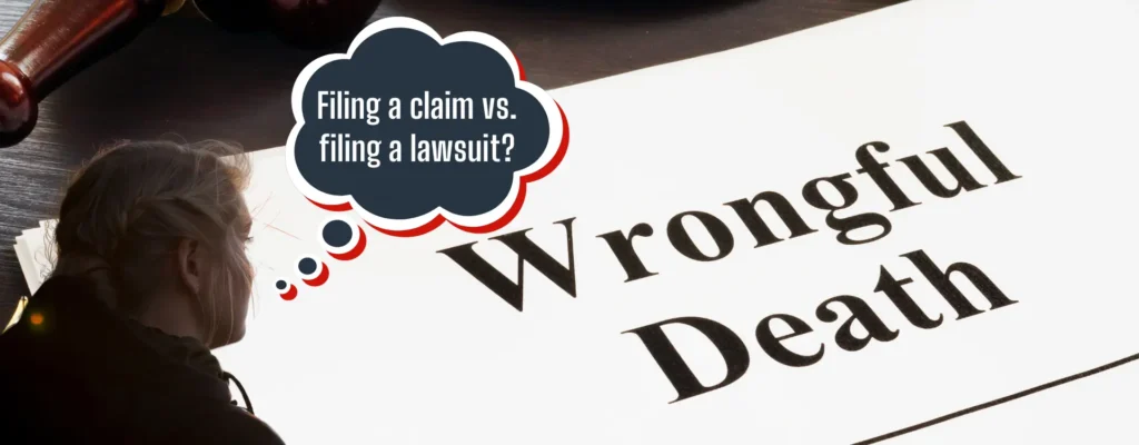 filing a claim vs filing a lawsuit