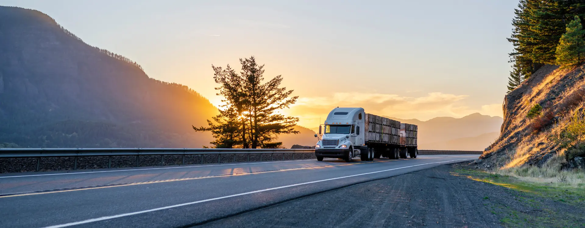 crash with a big rig on highway 12