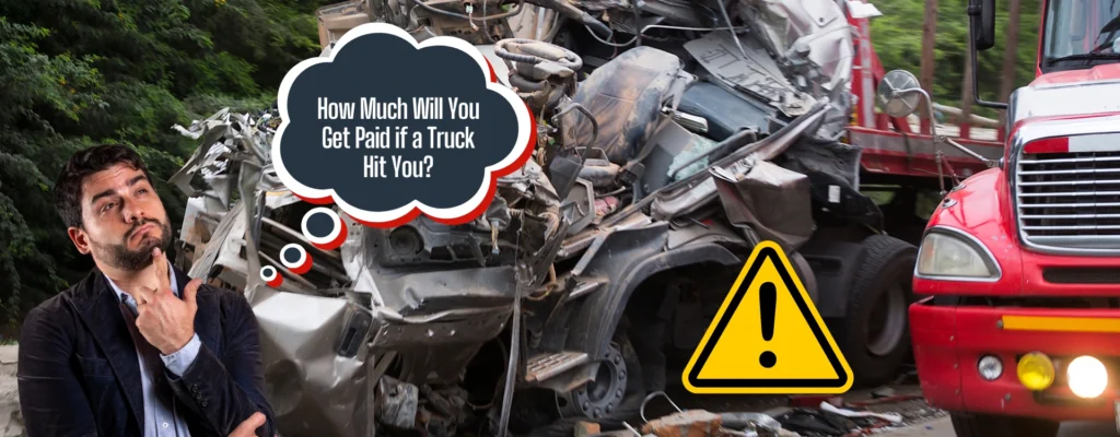 get paid if a truck hit you