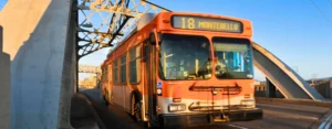 metro bus crash in south LA