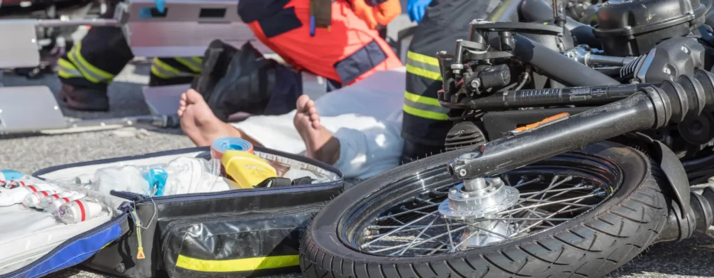 motorcycle crash in El Granada