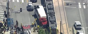 usc bus crash metro rail crash