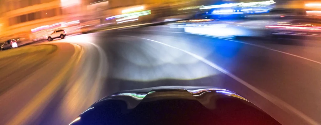 car chase with minors