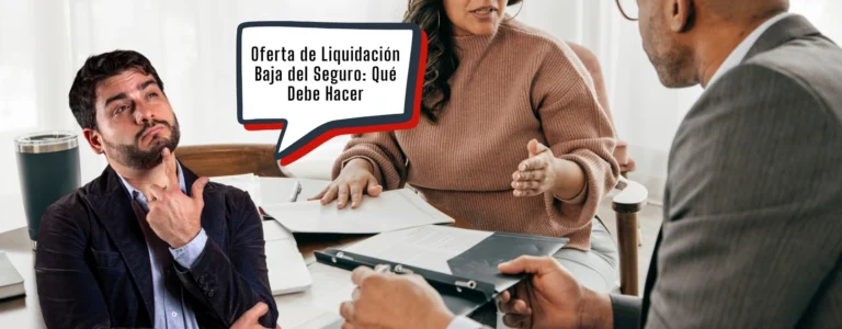 oferta de liquidación baja del seguro