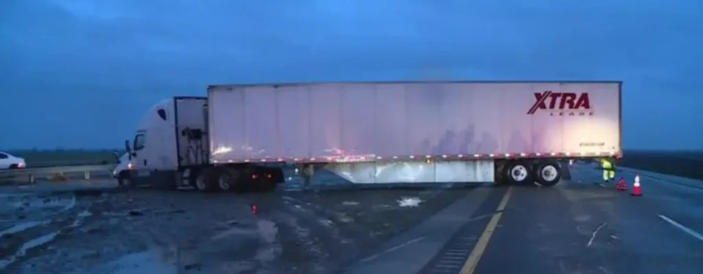 big rig crash on I 5