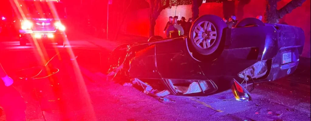 rollover crash in San Francisco