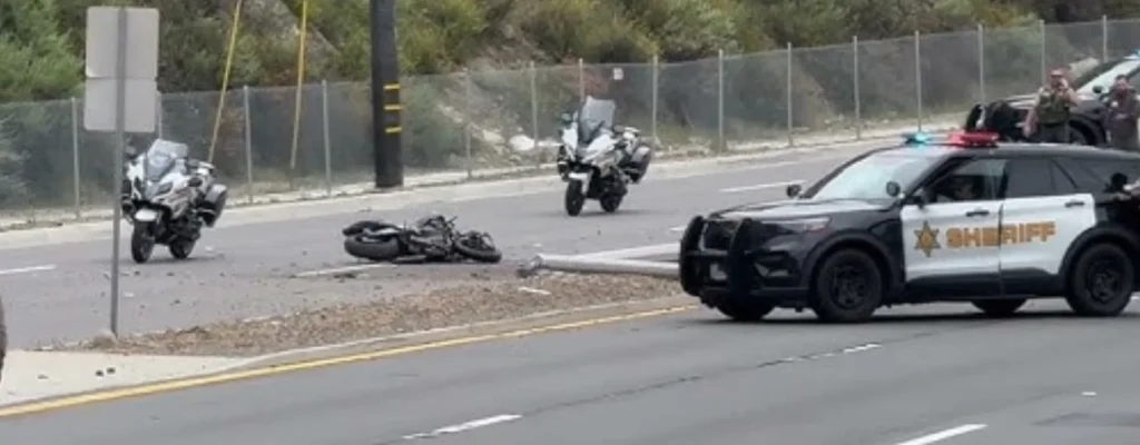 accidente de motocicleta en lake elsinore