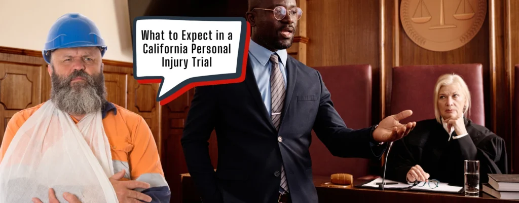 california personal injury trial