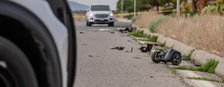 Car vs Motorcycle Crash in Victorville