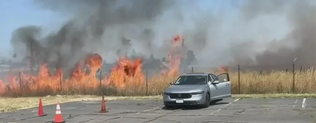 Grass Fire Devastates South Sacramento