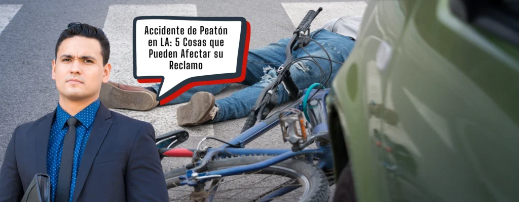 accidente de peatón en LA