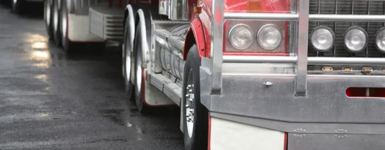 choque de tráiler en la I 5