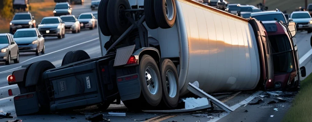 Big Rig Accident In Stanislaus County