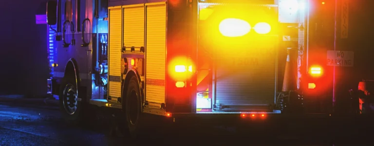 Car Crashes Into Firetruck in Riverside