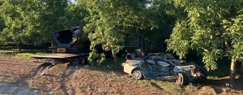 Fresno County Truck vs Car Crash