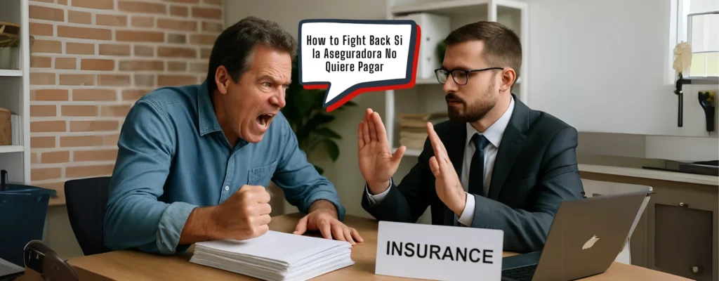 aseguradora no quiere pagar