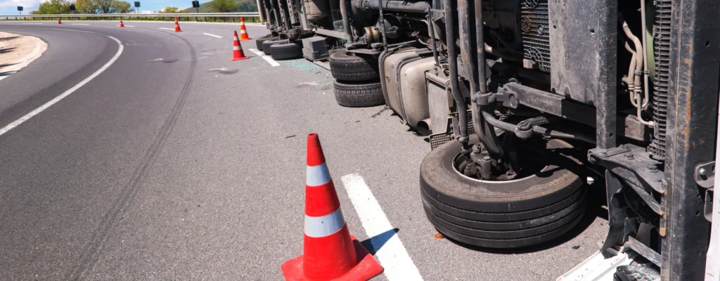 choque múltiple en Hesperia