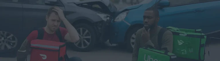 accidente con Uber eats