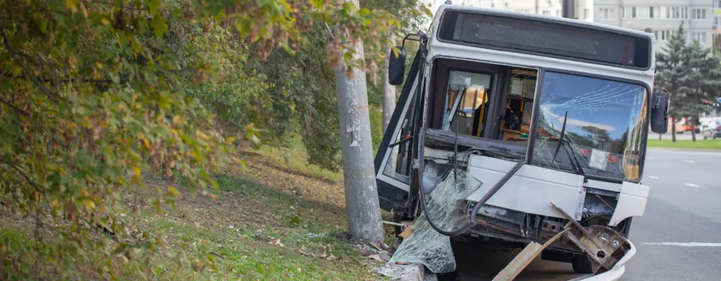accidente de autobús en Lancaster