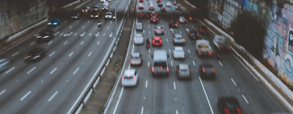 choque en la autopista 65