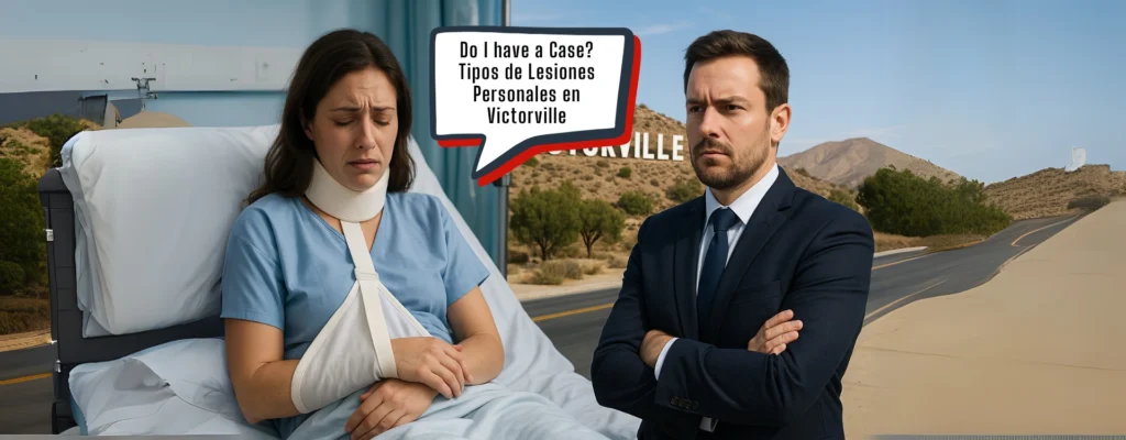 lesiones personales en victorville