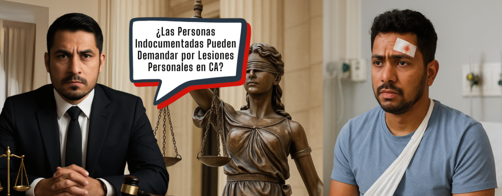 personas indocumentadas pueden demandar por lesiones personales