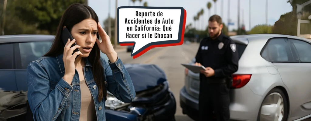 reporte de accidentes de auto en California