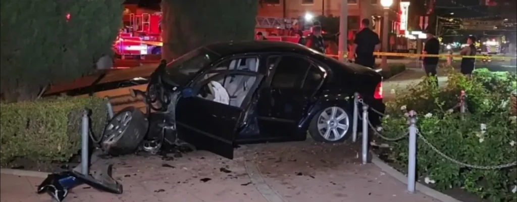 DUI crash in Orange Circle