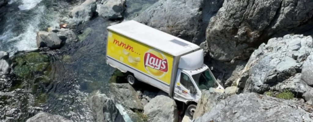 accidente cerca de Crescent City