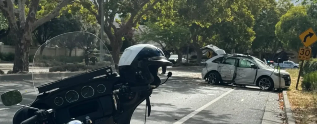 accidente de auto en novato