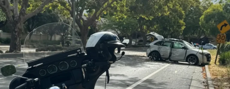 accidente de auto en novato