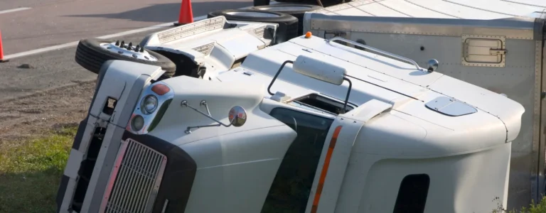 accidente de tráiler en la autopista 58