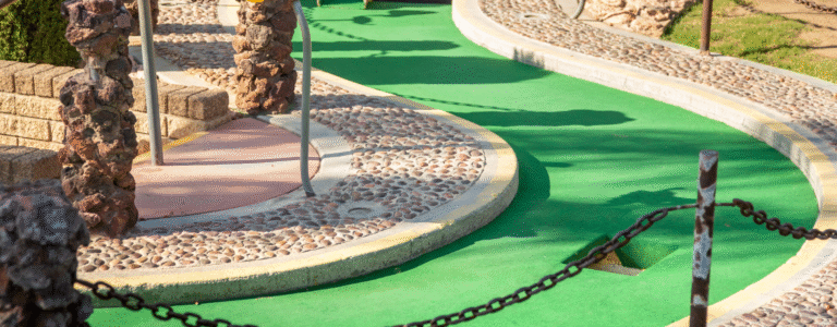 accidente en campo de minigolf en California