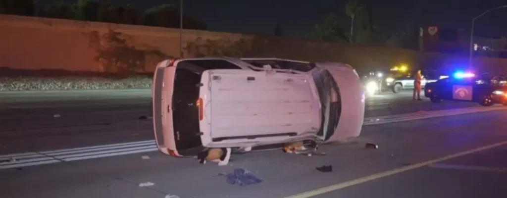 accidente en la autopista 5