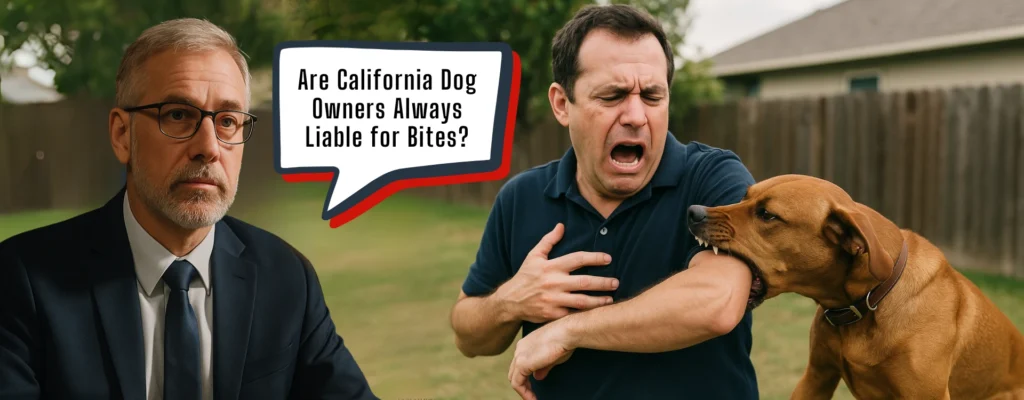 are california dog owners always liable for bites