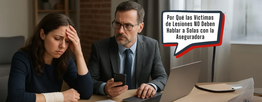 hablar a solas con la aseguradora