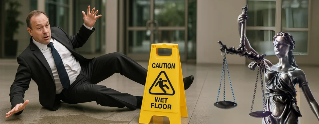 slip and fall injury case in california