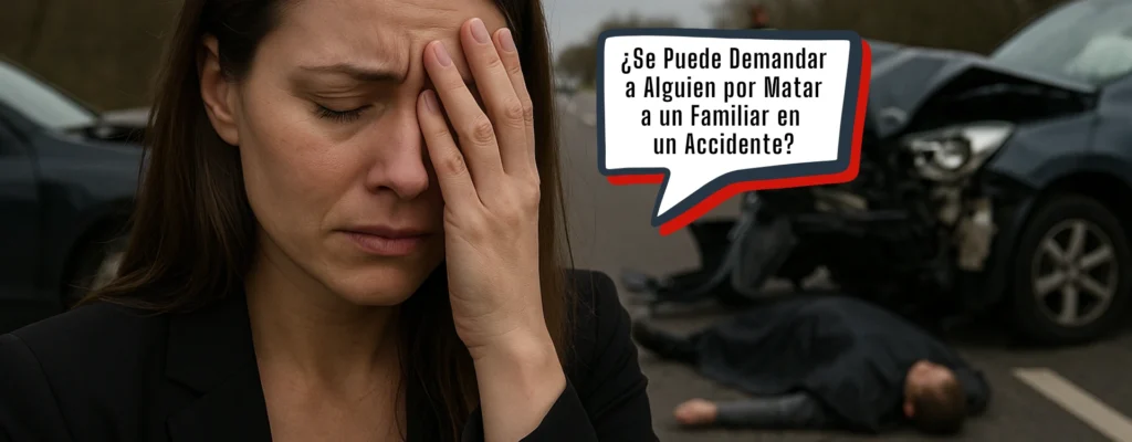 demandar a alguien por matar a un familiar