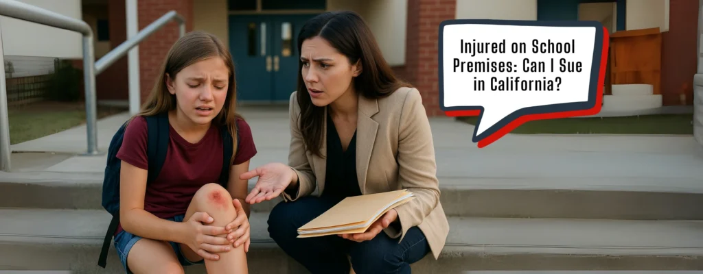 injured on school premises