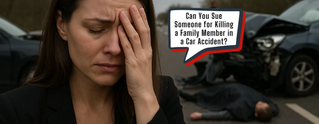 sue someone for killing a family member