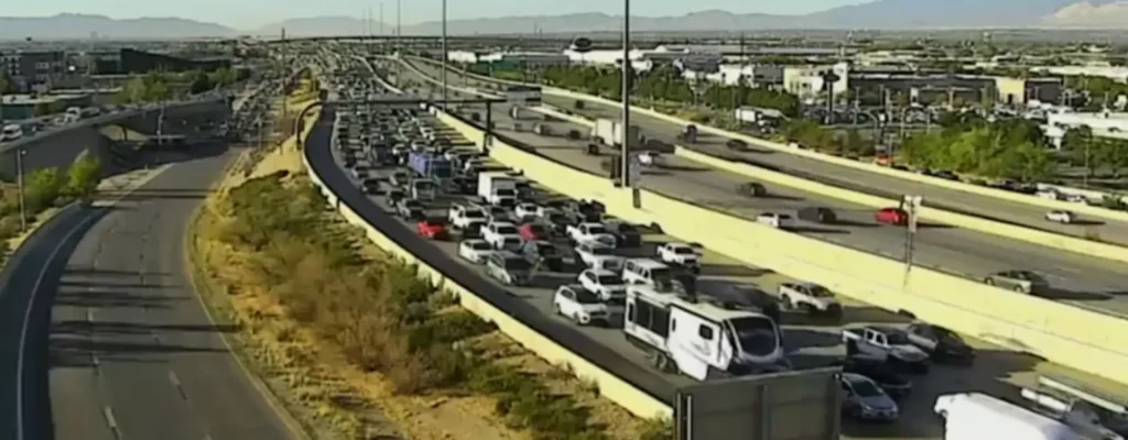 traffic accident on I-15
