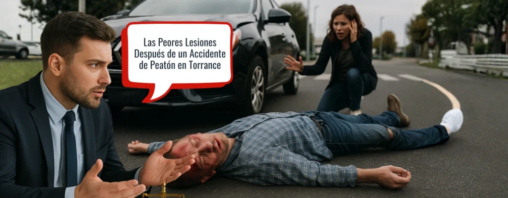 accidente de peatón en Torrance