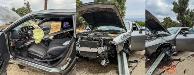 accidente en orange cove